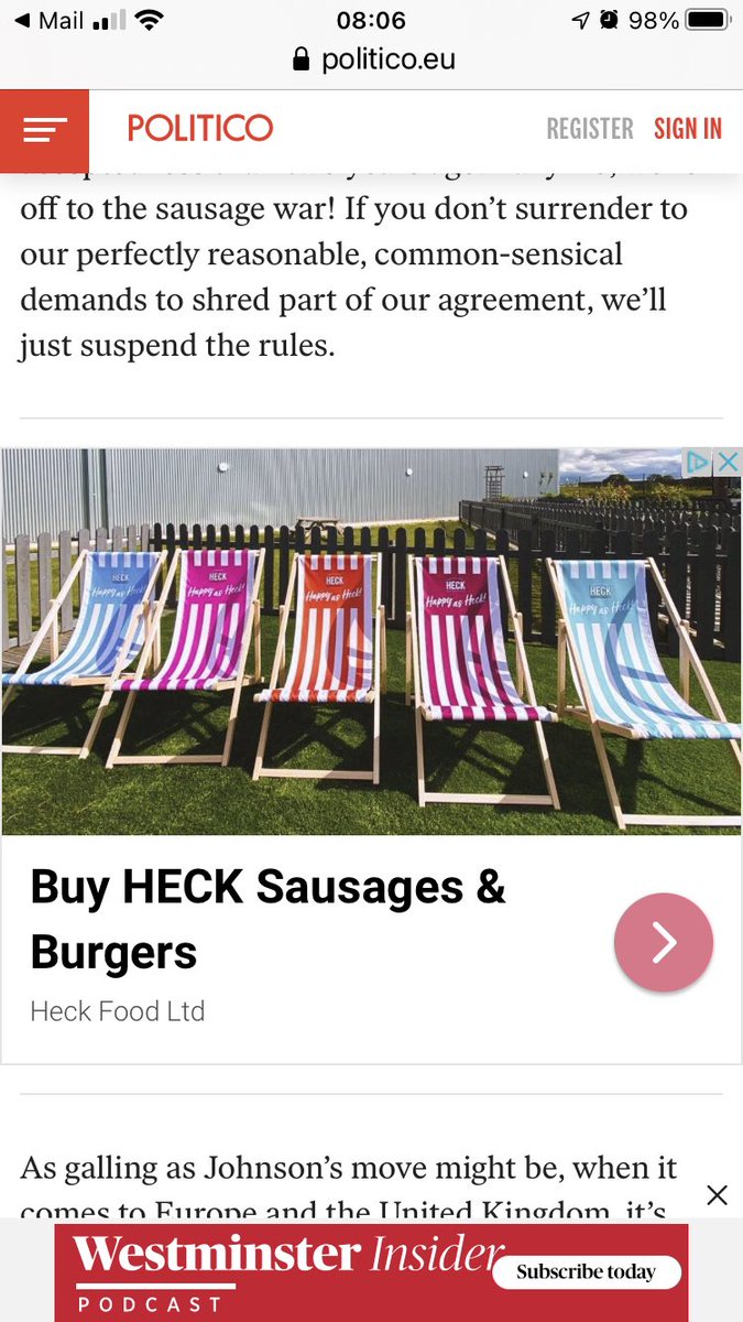 ⁦<a href="/HeckSausages/">HeckSausages</a>⁩ great as placement!