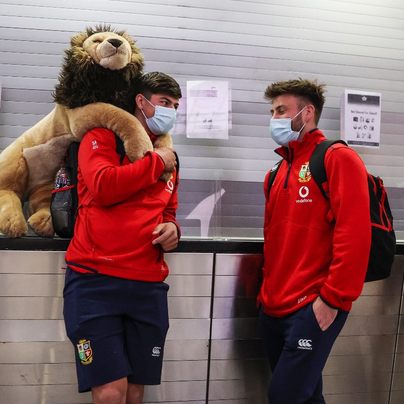 lionsofficial's tweet image. The adventures of BIL 🦁 on Tour 👌

#LionsRugby #CastleLionsSeries #BoksvLions