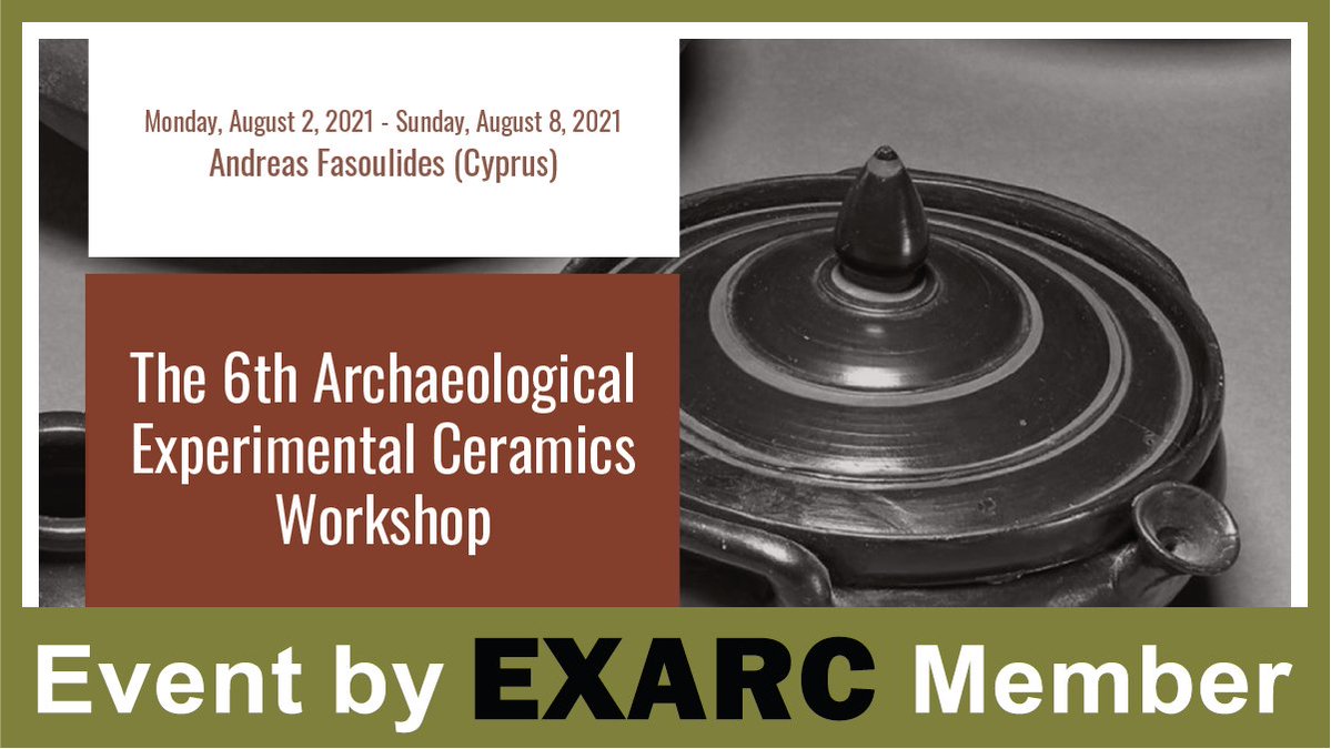 exarc_net's tweet photo. The 6th Archaeological Experimental #Ceramics #Workshop will take place this #August in #Foini.
https://t.co/77Kh9SntCE
@AndreasFasou 

#EXARC #Experimental #Archaeology #Event #Joinus #Ancient #Technology #Cyprus https://t.co/k0zmajaiwy