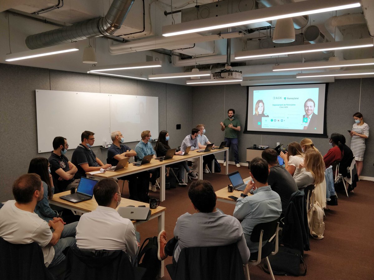 19 collaborateurs du cabinet d'expertise comptable #AGK ont bénéficié d'une formation à Pennylane. 😎

Au programme : présentation de la vision Pennylane, prise en main de la plateforme, mises en situation (imports FEC, traitement d'un dossier, déclaration de TVA...).