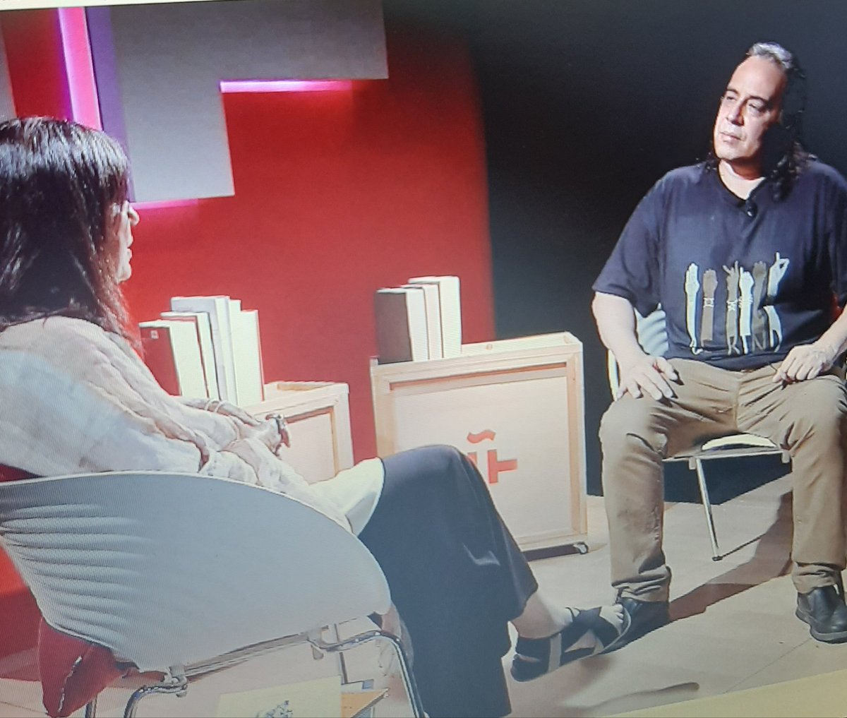 Con Claudia Piñeiro.