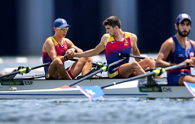 💪😎Diploma olímpic per a Manel Balastegui a Tòquio!

👏Ha acabat en 7a posició als Jocs Olímpics de Tòquio juntament amb el seu company Caetano Horta després de guanyar la final B.

FELICITATS!!!

+info: bit.ly/3rHVOrd

#remBanyoles #Tokyo2020  #Banyoles