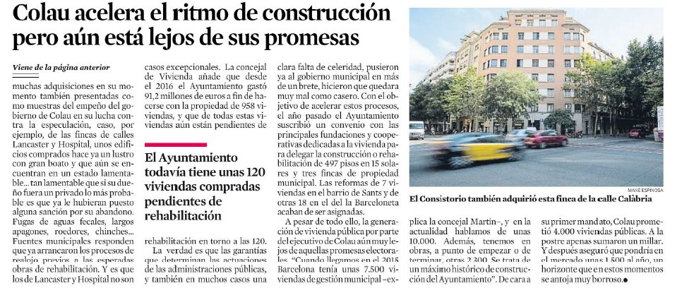 javierburonc's tweet photo. Respecto a lo que ayer hizo público el @bcn_ajuntament (que hemos llegado a la compra 1.000 de viviendas privadas para dedicarlas a parque público de alquiler) hago algunas aclaraciones, habida cuenta de las informaciones publicadas, muchas de ellas nada precisas. https://t.co/p6SZqoXkLe