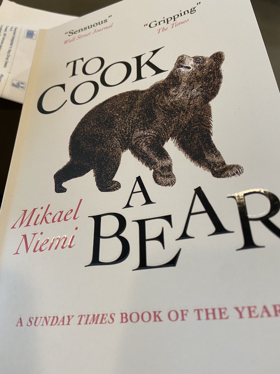 robhewlett1's tweet photo. “I wake to a complete absence of sound in a world biding it’s time before coming to life.” I do love it when a book captures your attention from the first sentence. #tocookabear https://t.co/sBeVkZOTfj