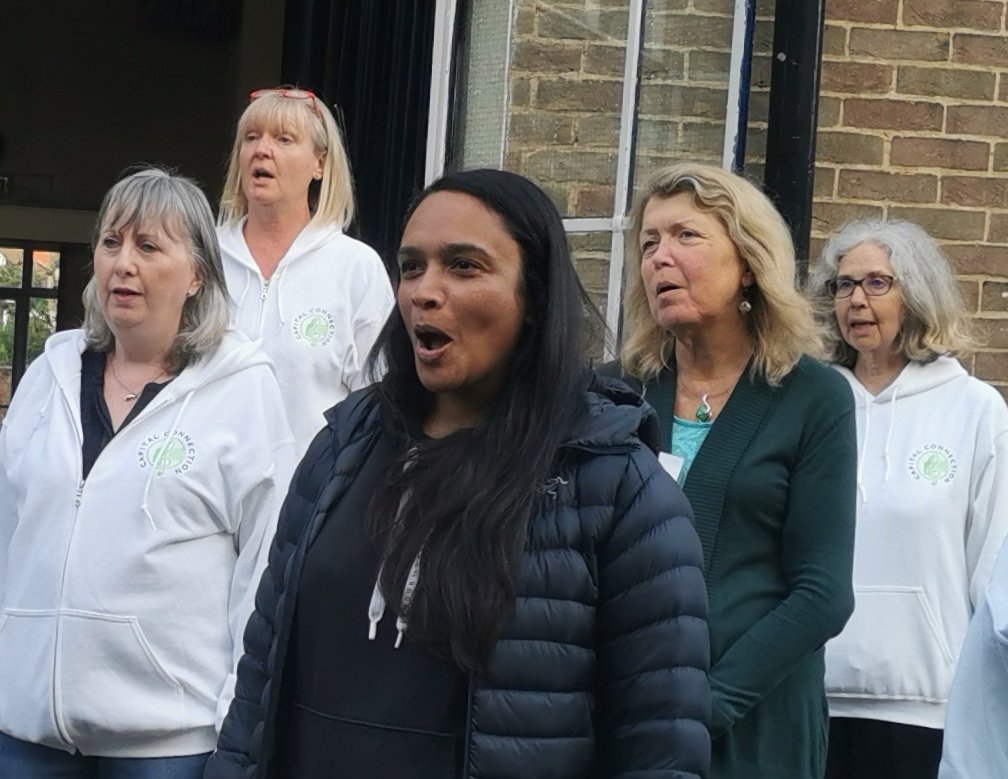 Ladies, you sounded amazing! Another successful Welcome Wednesday in the bag, Irish Blessing was just stunning and our new songs are coming on a treat! Bit chilly mind...