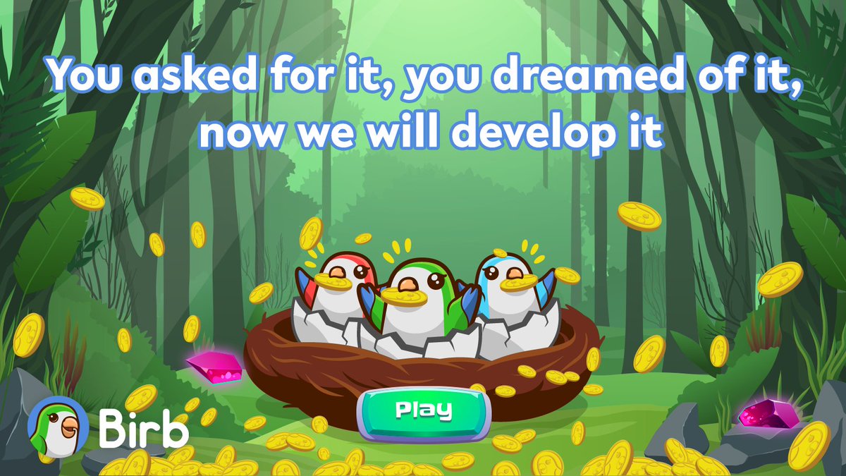 Hey Birb Family🦜, we know how disappointed 😕 some were with our Rewards Portal, and you had high expectations about it, we decided to make the first step into developing the thing you all so much wanted.🔎💡. $BIRB GAME🧩🎲🎮. The cutest puffy🦜 #BSC #NFT game! PLAY-TO-EARN!