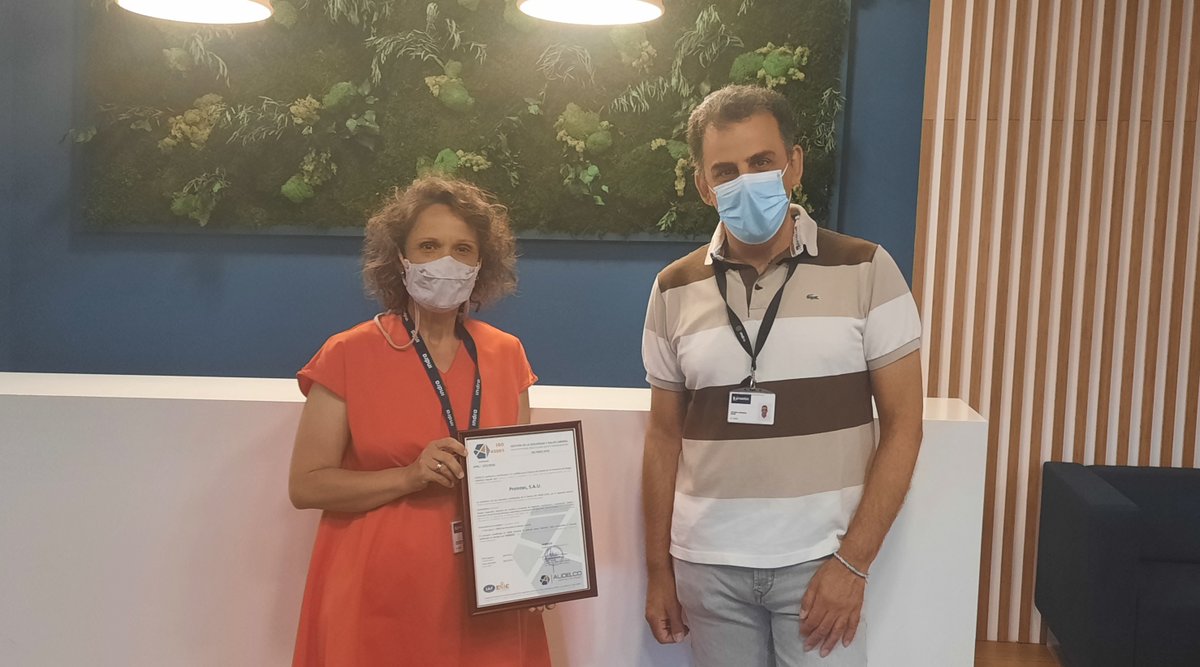 Hemos obtenido la certificación ISO 45001 sobre #Seguridad y #Salud en el Trabajo, que acredita el cumplimiento del máximo estándar internacional para la gestión de la #seguridad y #salud de nuestros profesionales.
