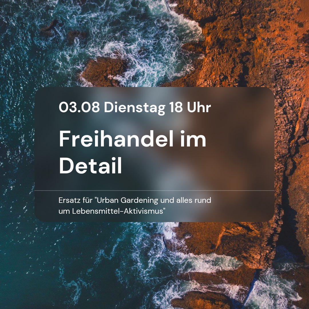 Save the Date 03.08 18 Uhr