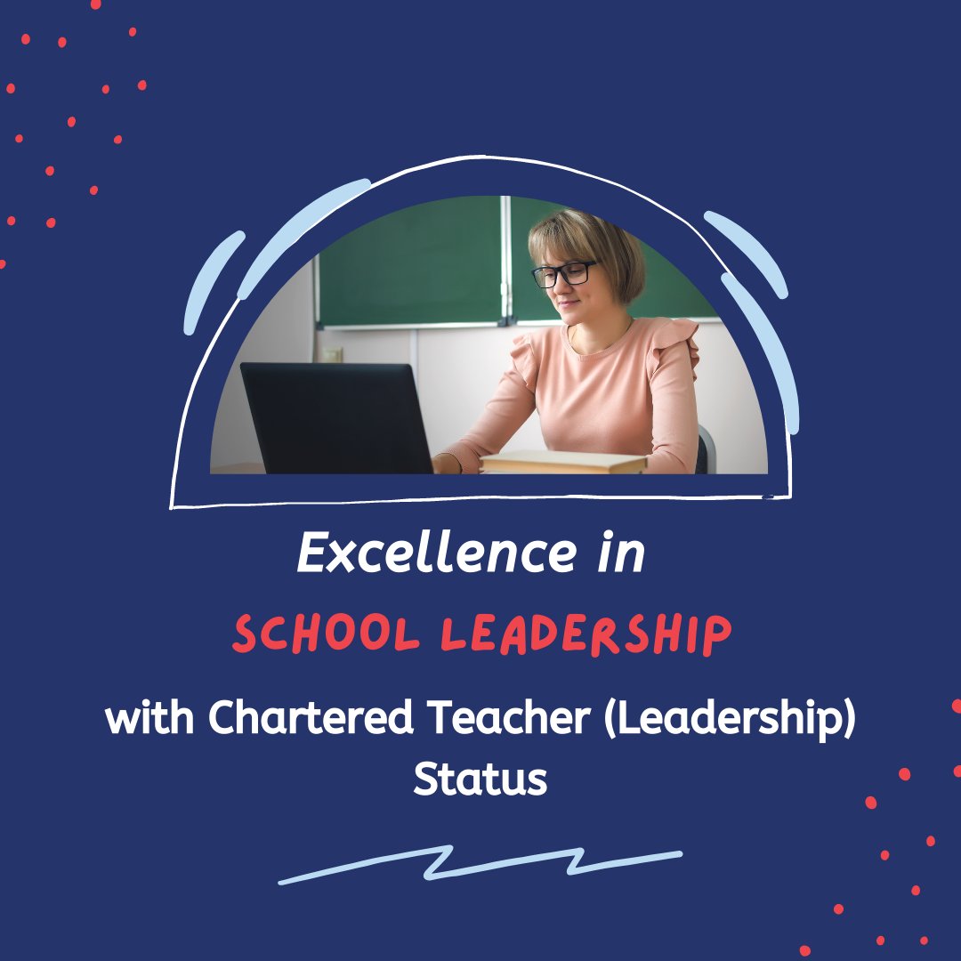 Interested in exploring key areas of leadership and practice within your school, using evaluation and evidence to drive sustained school improvement? 

Find out more about Chartered Status for leaders: buff.ly/2H5kVRR