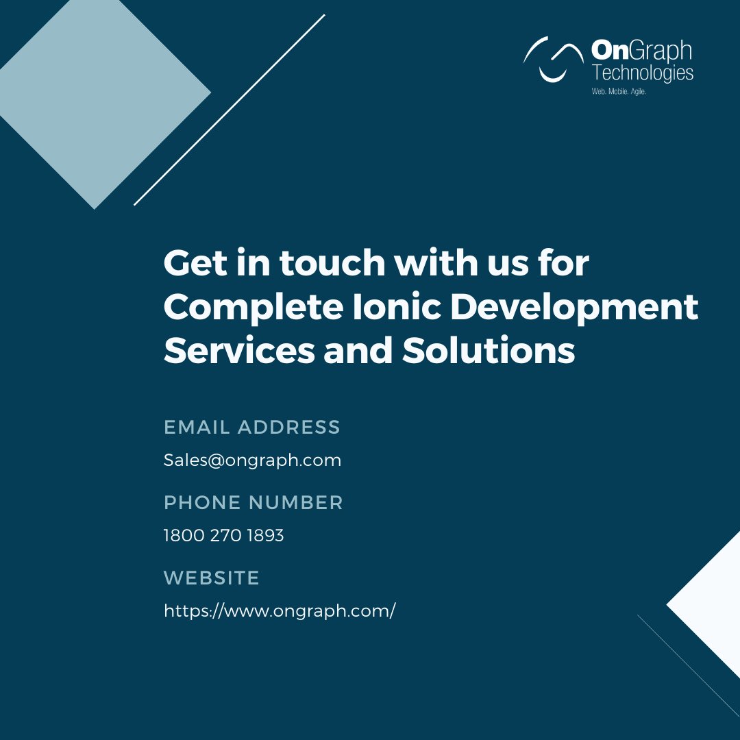 OnGraph's tweet image. Cross-platform applications are winning the mobile app race. With several user-friendly cross-platform frameworks available, #Ionic has become one of the most popular choices among #MobileApplicationDevelopers. Explore more bit.ly/3BP2OHp
@Ionicframework @ionicons