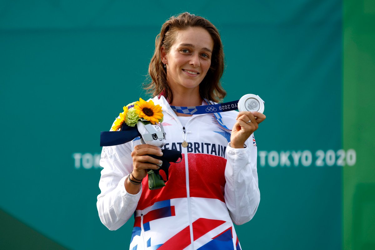 Your first ever Olympic women's canoe slalom C1 silver medallist 🥈

#TeamGB