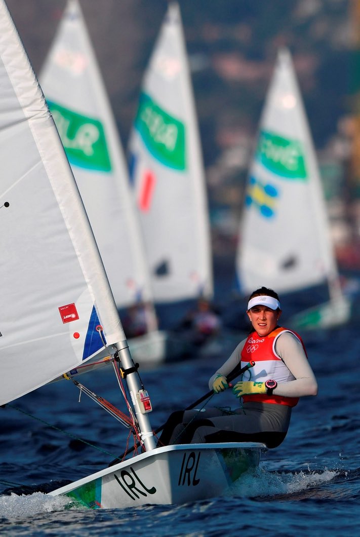 ponyyelof's tweet photo. Ah lads @Annalise_Murphy ..what an athlete & competitor! Rio 🥈 had nightmare start in @Tokyo2020 but has won Race 7 and 2nd in Race 8. That’s moved her up to 14th w/ 2 races left, still with a shot of making her third Olympic final. Class is permanent #teamireland #superstar https://t.co/5wJDkjPPxl