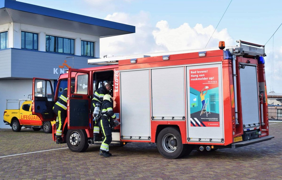 Melding brandweer Dorpsstraat Vlieland