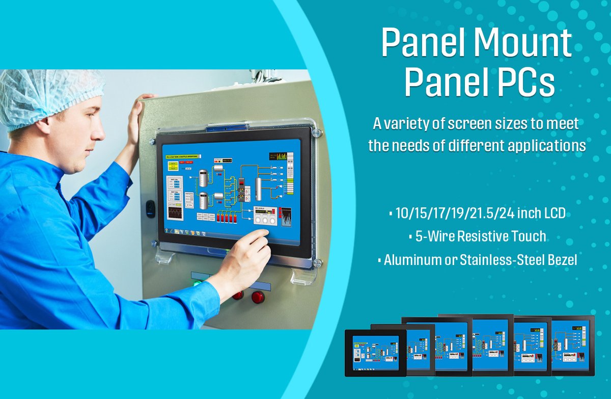 A variety of screen sizes to meet the needs of different applications. We provide 10/15/17/19/21.5/24 inch LCD 5-wire resistive Touch Panels. 

aristaipc.com/product_d.php?…