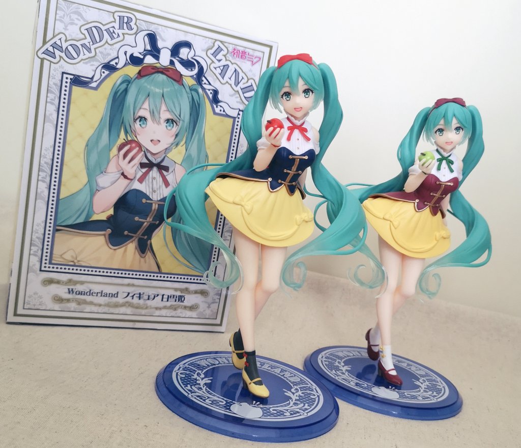 人気商品!! 初音ミクフィギュア ワンダーランドセット 白雪姫
