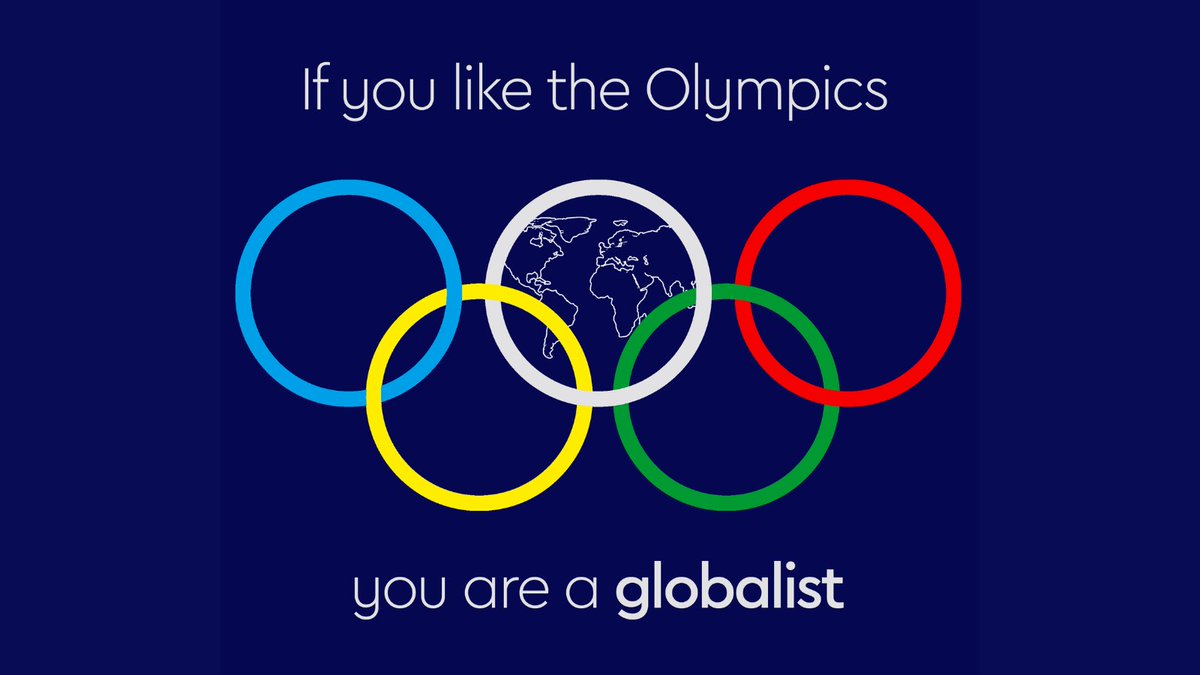 Your country cannot play against a rival nation unless both teams agree on the same rules of the game. 
This is an amazing display of global harmony.
If you like the Olympics – you are a globalist.