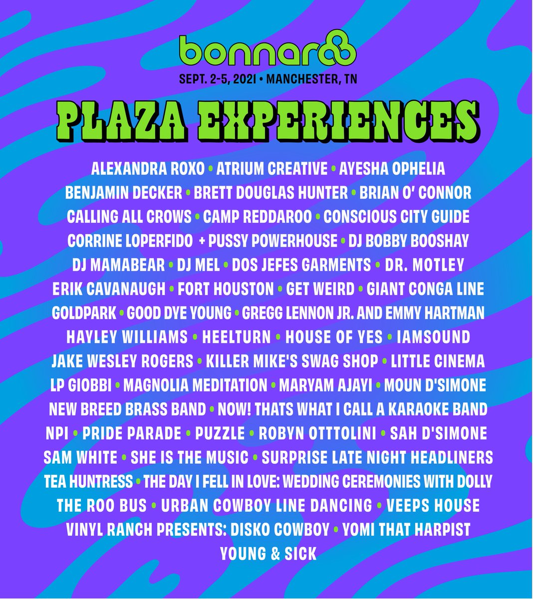 houseofyesnyc's tweet photo. JUST ANNOUNCED: Find us back at @Bonnaroo this year!! 💥💥💥 https://t.co/6opM0Jma7L