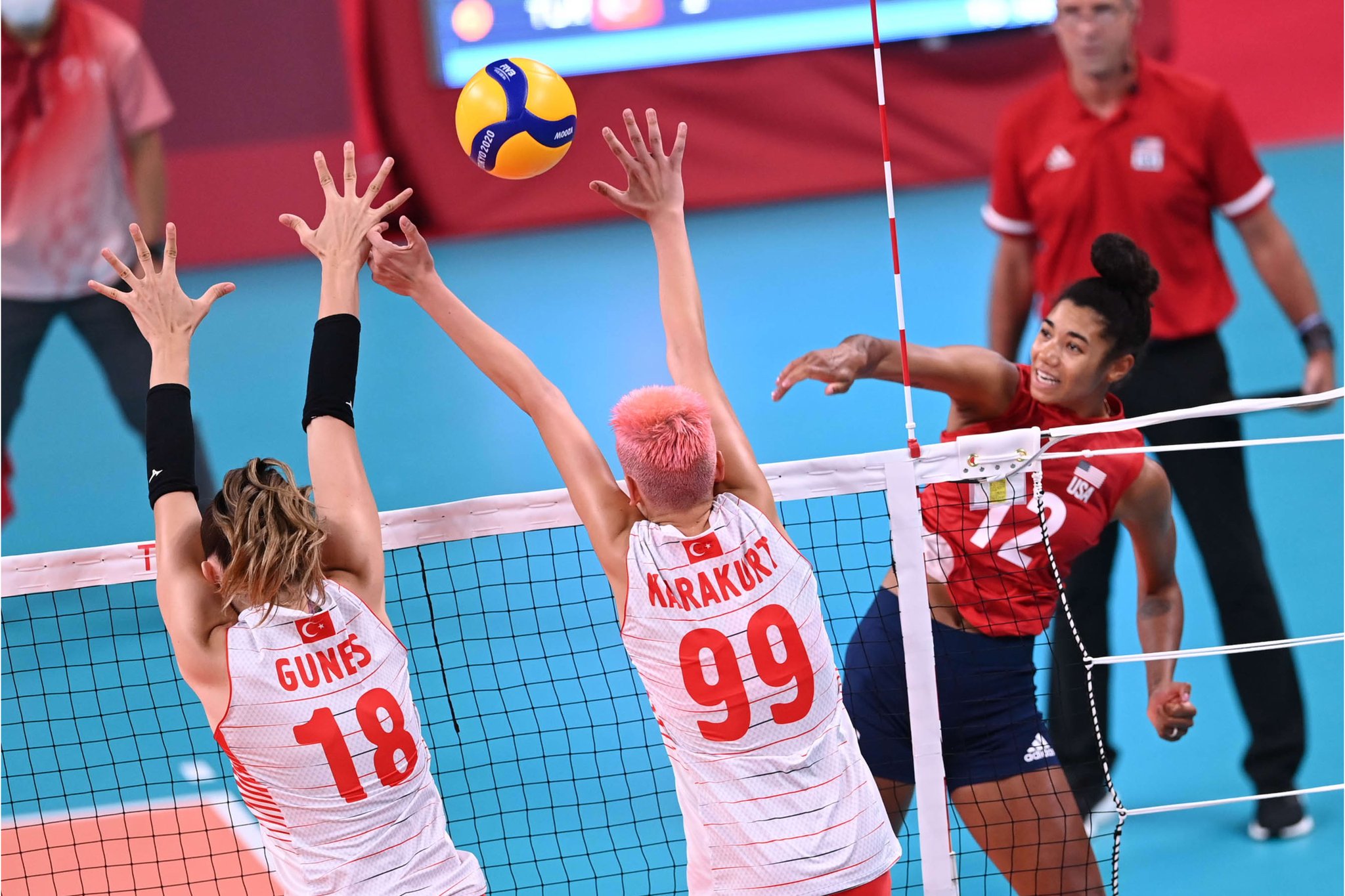 USA Volleyball on Twitter "U.S. Women 🇺🇸 take the 2nd set vs Turkey 🇹🇷