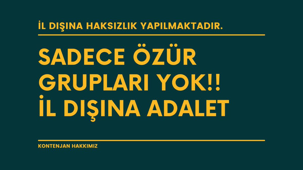Erendiz_'s tweet photo. Sn yetkililerimiz her yıl eş özür grubana saklanan boş kontenjanların yarınki tercihlerde GAntep merkez Edebiyat tüm boş yerleri il dışına aciniz lütfen.
@yasintepe @Halit__Ates @erdalkilinc27 @yagcimehmet27 @Gaziantep_MEM
@tcmeb @ziyaselcuk @demiiryakup @safran1958 @omerinan06 https://t.co/3gROZsSNqp