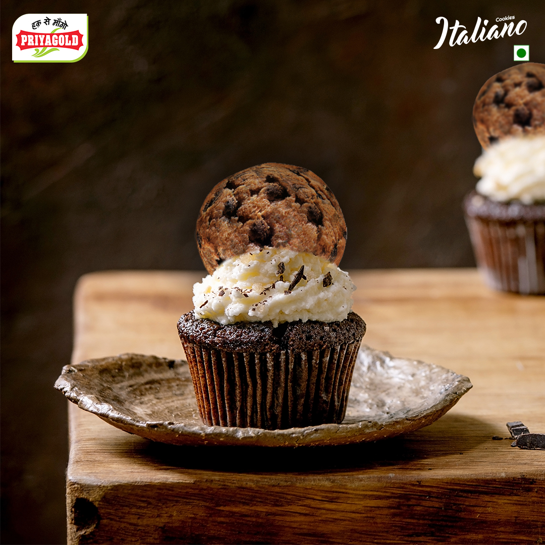 You can add a little crunch to your muffin and make your snack time more exciting with our delicious Italiano Choco Chip Cookies.

Don't forget to add some fresh cream to make it even more tasty.

To know more about other Priyagold products, visit: priyagold.com