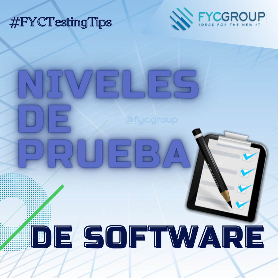fycgroup's tweet image. Y hoy en #FYCTestingTips 🐞
⛔Para organizar de manera coherente las #pruebasdesoftware, tenemos sus niveles en el ciclo de desarrollo... ¿Sabes cuáles son?
Míralo aquí 👇👇 
bit.ly/2THU0lv

#CalidaddeSoftware #SDLC #STLC #ISTQB #SSTQB #HASTQB #SoftwareTesting #Testing