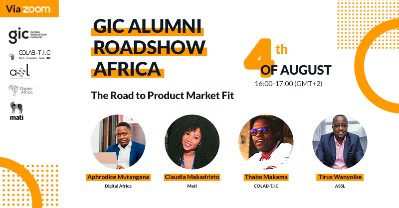 Join <a href="/GlobalInnovatc/">Global Innovation Catalyst</a> the second event of the GIC Alumni Roadshow series, the African edition, “The Road to Product-Market Fit! This will be an online event happening via zoom on August 4th, from 16:00-17:00 GMT+2. #GICAlumniRoadshow
Register here: 👉 seedsta.rs/2VfBh0X