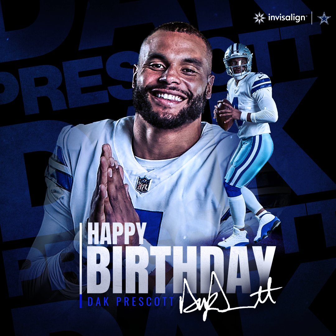 Today's all about No.4️⃣

RT to wish <a href="/dak/">Dak Prescott</a> a HBD! 🎂