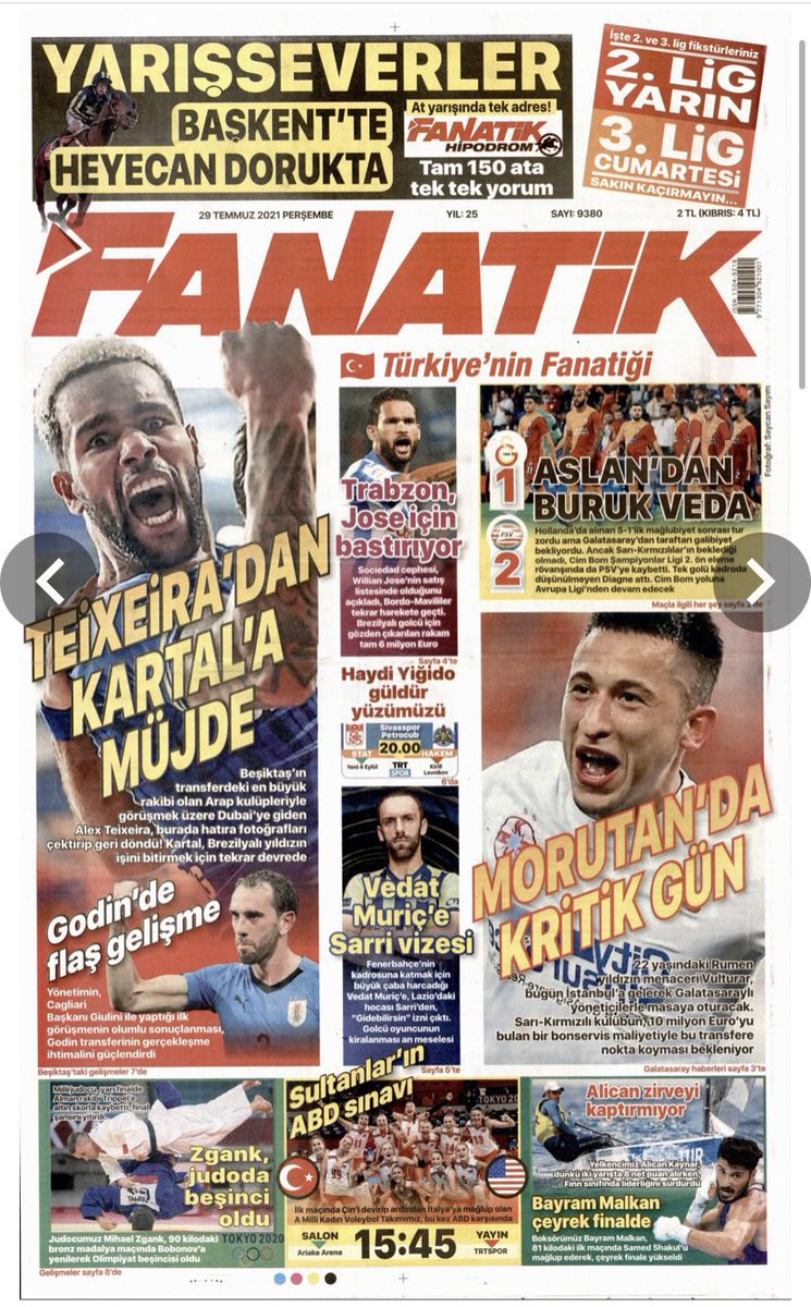 AtAvratAspor's tweet photo. Fenerbahce elenince / Galatasaray elenince 🙂 https://t.co/IlIvwVnAAq
