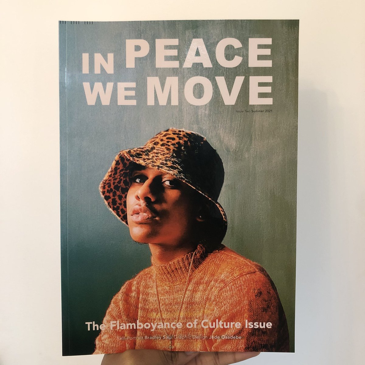 InPeaceWeMove's tweet image. ✨ New Magazine Edition Alert ✨

@bradleysalu stars on the cover of the latest edition, THE FLAMBOYANCE OF CULTURE, ISSUE 2, SUMMER 2021. 🌍

Order your copy here: inpeacewemove.com/shop

#BuyNow #Magazine #Editorial #PopularCulture #Culture #London

✨LIMITED STOCK ✨