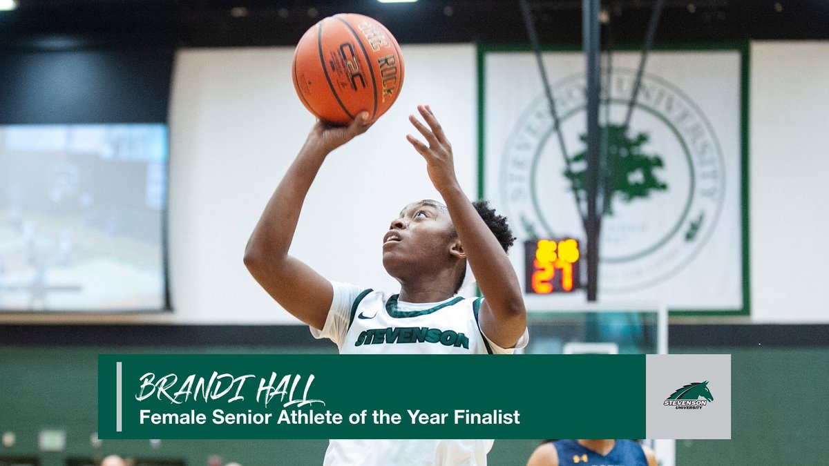 Stevenson University Mustangs (@gomustangsports) on Twitter photo FEMALE SENIOR ATHLETE OF THE YEAR FINALIST
Brandi Hall, <a href="/StevensonU_WBB/">Stevenson WBB</a>
🏀 Two-time MAC Commonwealth All-Conference
🏀 88 career games played, 753 points (8.6 ppg)
🏀 302 rebounds, 211 assists, 149 steals
#d3hoops #StangNation FEMALE SENIOR ATHLETE OF THE YEAR FINALIST
Brandi Hall, <a href="/StevensonU_WBB/">Stevenson WBB</a>
🏀 Two-time MAC Commonwealth All-Conference
🏀 88 career games played, 753 points (8.6 ppg)
🏀 302 rebounds, 211 assists, 149 steals
#d3hoops #StangNation