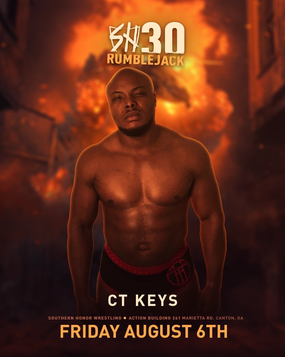 SHonorWrestling's tweet photo. .@TheRealCT_Keys makes his return to SHW when he enters the 2021 #RumbleJack match on Aug 6th at #SHW30! Keys is arguably one of the most underrated talents in the entire state and is looking to prove why he is done flying under the radar by winning the 3rd Annual RumbleJack! https://t.co/YcJhPoiLht