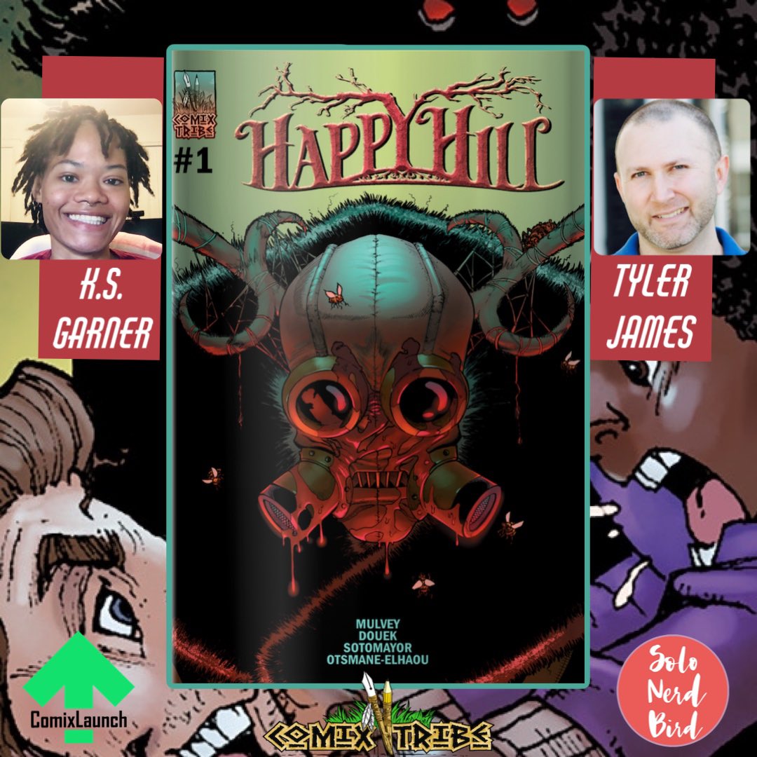 SoloNerdBirdPod's tweet photo. 🎤Interview🎤 w/ Tyler James (@TylerJamesComic) - Happy Hill Issue #1 (https://t.co/v7knnzyO5q ) by Solo Nerd Bird now #streaming on all #podcast platforms <LINK IN BIO> https://t.co/sikKR3ly2S #SoloNerdBird #interview #ComixTribe #kickstarter https://t.co/KTxHuJzhFp