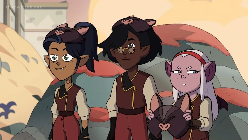 princeeric323's tweet photo. The Owl House Episode Recap Day 4
The BATTs known as "Bards Against the Throne", a rebel cell that intends to free wild witches who don't forced to enter or join the coven.
#TheOwlHouse #EdasRequiem #Season2 #EpisodeRecap #BATTs #RebelThursday https://t.co/xVeO3iBJ16