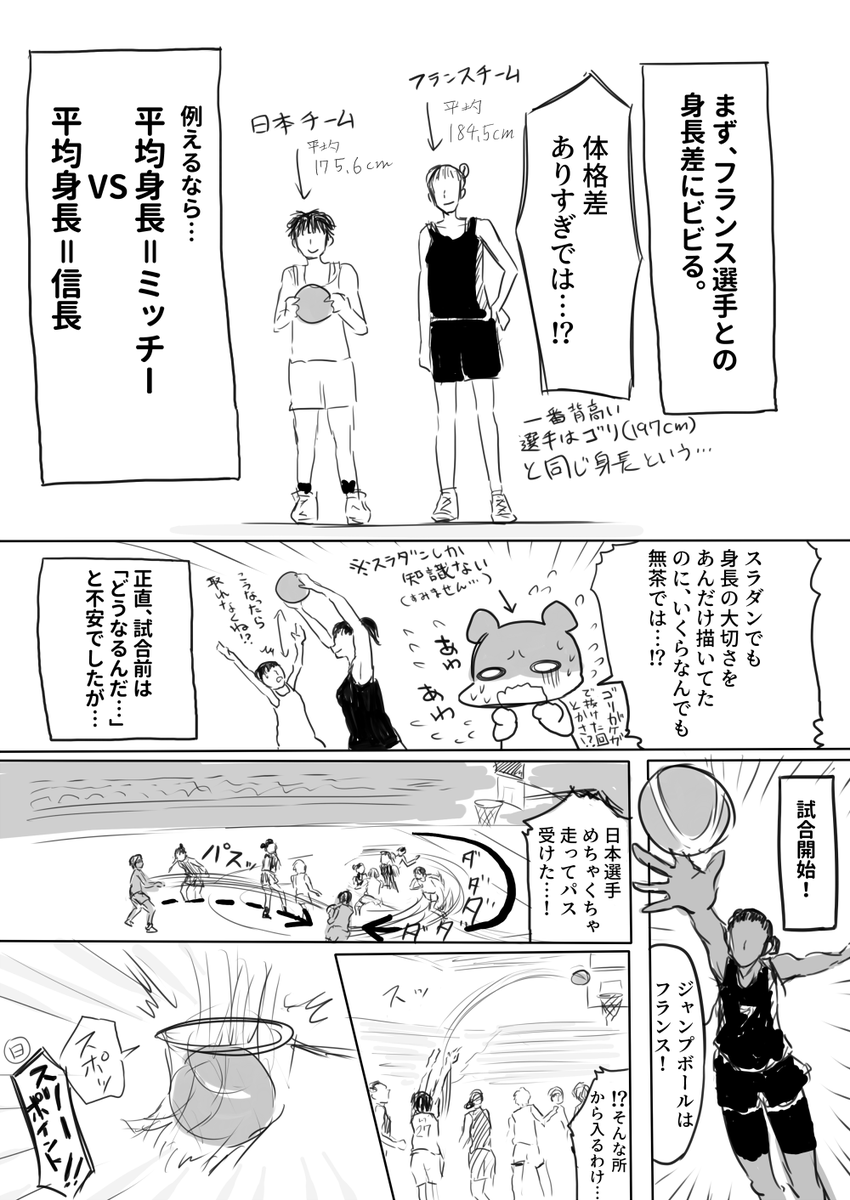 人生初のスラダンを読み終えてからオリンピック女子バスケを観戦したらめっちゃ楽しめたマンガ日記。

(※あくまでも超個人的感想&初バスケ観戦の日記です) 
