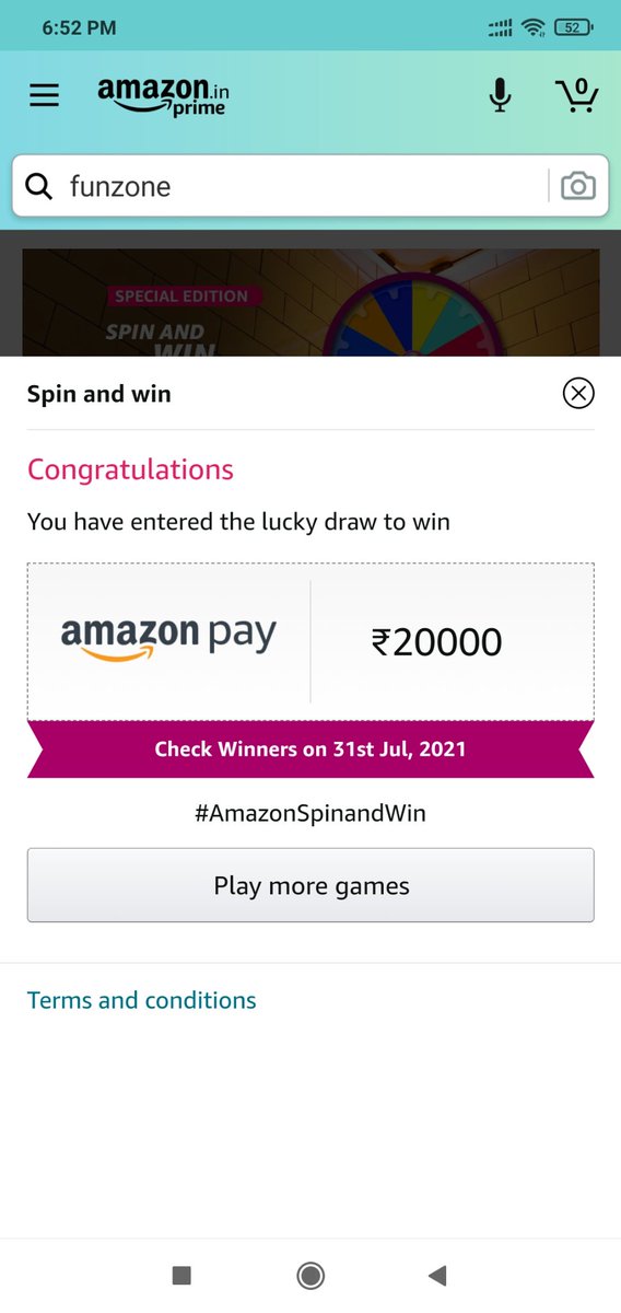 #AmazonSpinandWin
<a href="/amazonIN/">Amazon India</a>