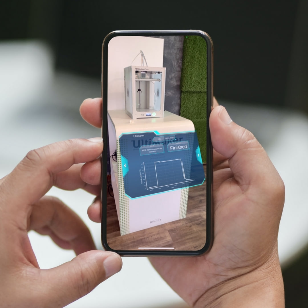 PBNHungary's tweet image. What is happening in @amLAB15 ?
 ⚙ Development of extended reality applications for iOS and Android devices for real-time display of manufacturing data series on the shop floor.

#amlabhungary #extendedreality #application #iOS #Android #realtime #desplay  #manufacturing