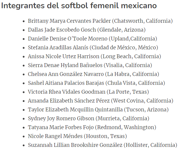 senasotat's tweet photo. @BriandaTamara @esmerfalconmx @CONADE @COM_Mexico Por si tienen alguna duda de quién representó a México en el equipo de softbol femenil y el por qué TIRARON los uniformes a la basura. https://t.co/Vysw1suQYt