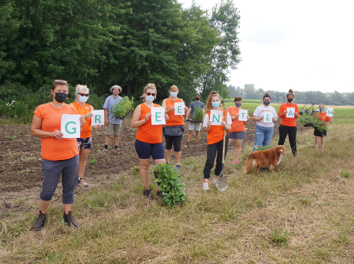 Our Green Team in action; planting 700 native plants on a portion of un-farmed land on our Pick-Your-Own farm.

We wanted to restore this area of land with native plants because they’re uniquely suited to thrive, prevent soil erosion &amp; provide food sources for native species. 🌳