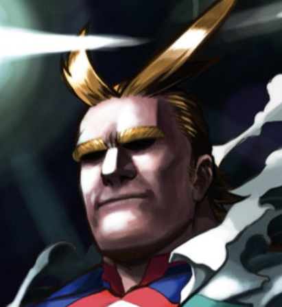MTAcademia's tweet photo. C'est pas le visage d'All Might qui est mal fait, c'est juste que c'est la première illustration où on le voit pas sourire https://t.co/QIqxDdjYNo