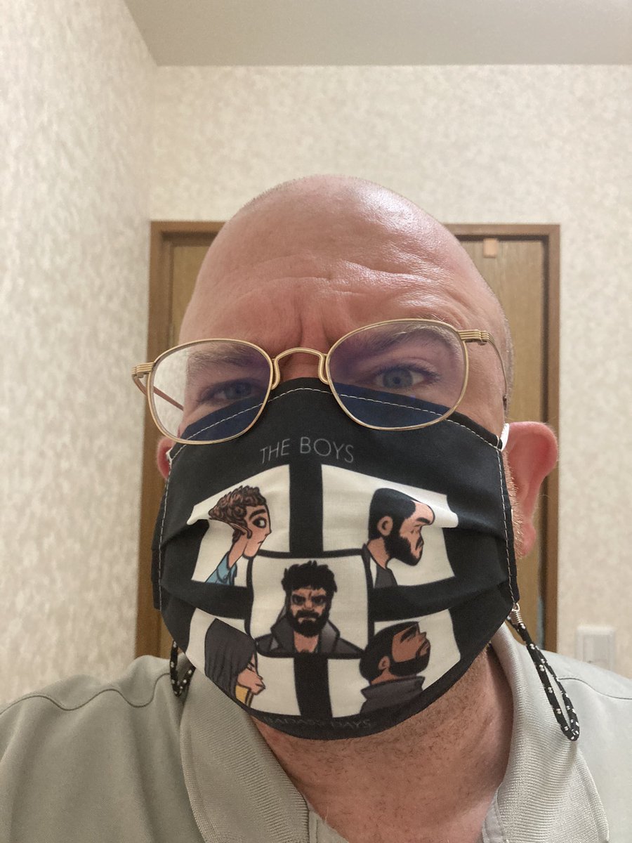 KiddYoshiwatari's tweet photo. My latest mask is f****n’ diabolical.
#FunWithMasks
#TheBoys
#BillyButcherHasAFoulMouth
#CoverItUpWithAMask https://t.co/hEz8EYPu6D