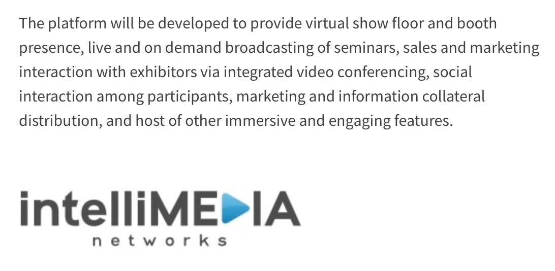 PSWWinc's tweet photo. $PSWW and @intellimedianet to Collaborate on a Global Virtual Environment Summit Platform to Reduce Carbon Footprint -> Exciting product development! -- https://t.co/OH2EqXjqTc https://t.co/J73u0wAmKh