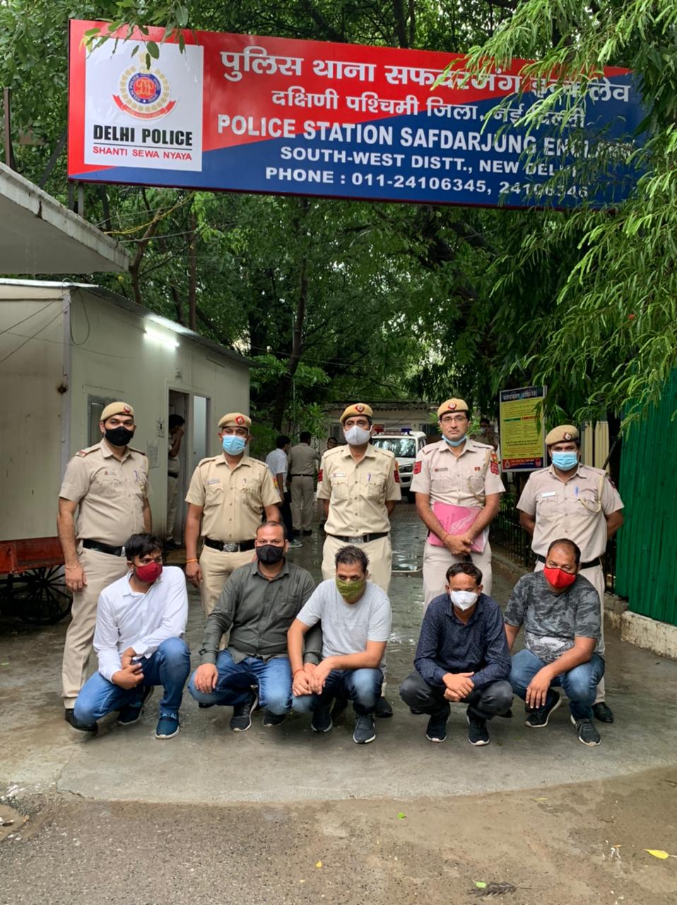 DCP South West District on Twitter "Staff of PS Safdarjung Enclave working in a professional