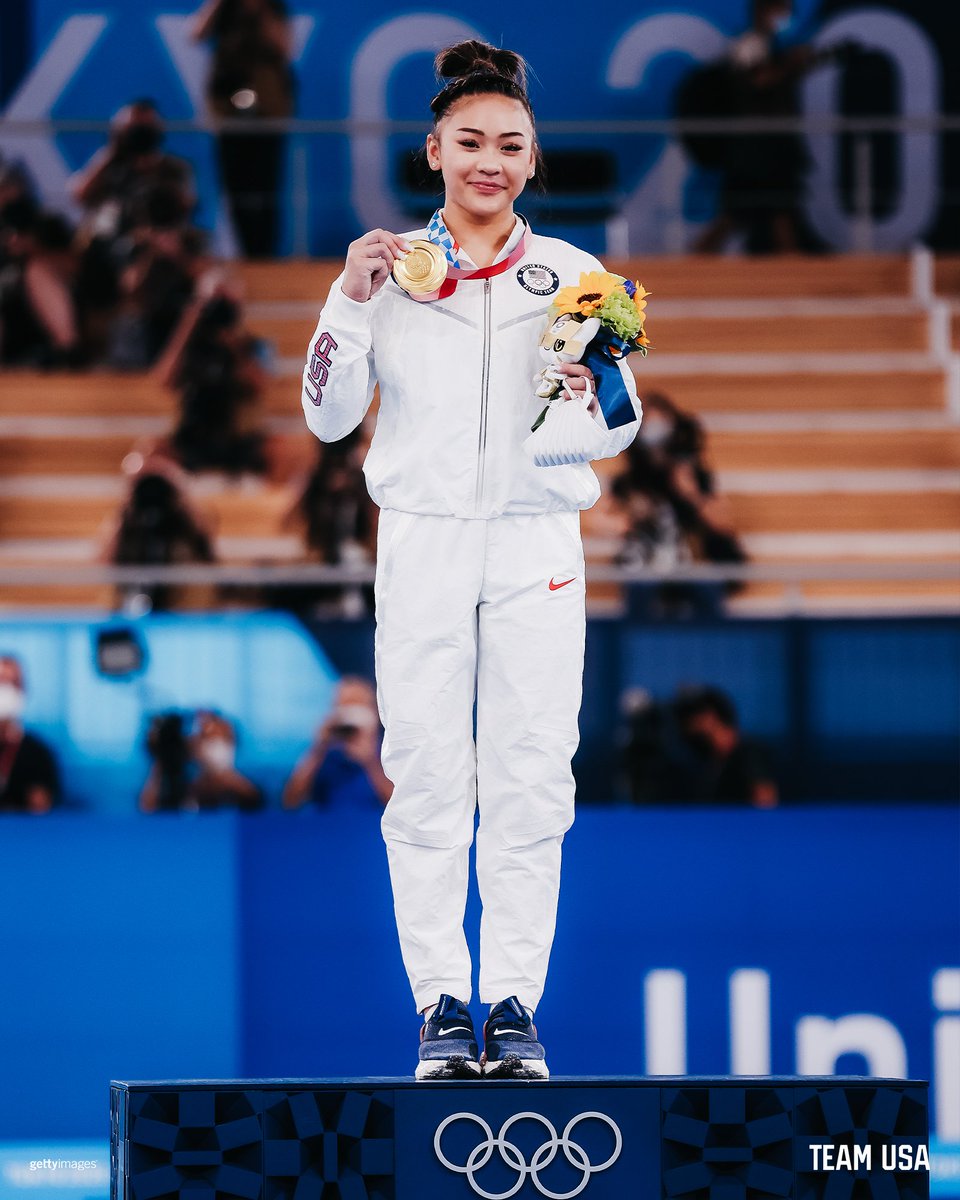 Bright lights. Big stage. Suni shined. ✨ #TokyoOlympics