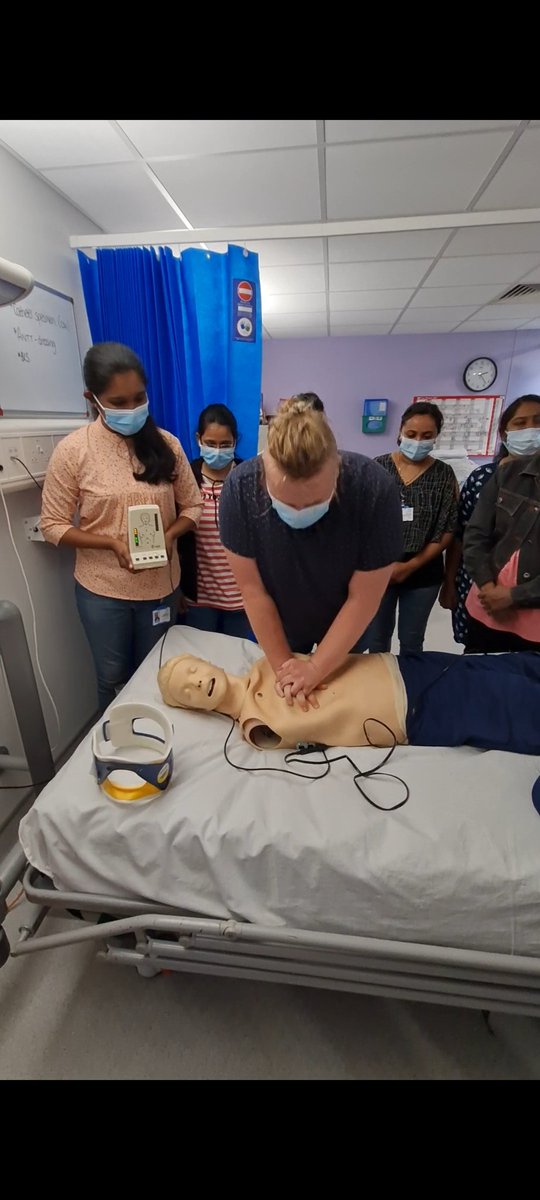 CriticalCareBas's tweet image. Incredibly grateful for the #ResusTeam loaning us this #BLS mannequin so we can perfect our skills in the #OSCE class #OneTeam @Rozboro @RRoopson @MSEHospitals