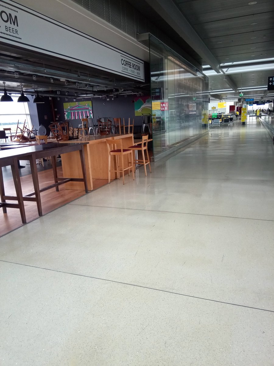 EwanMacKenna's tweet photo. So much for a flick of a switch bringing the economy back to normal. Dublin Airport... https://t.co/MScxtqIdxO