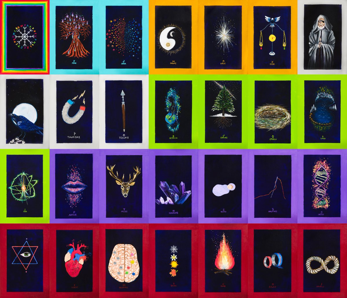 NiftyRunes's tweet photo. You can only pick one, which one would you choose? 
.
.
.
.
#nftart #nftcollectibles #niftyrunes #runes #norse #runes #nftcollector @0xPolygon #artoftwitter https://t.co/uw3ommapuo