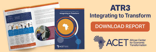AcetforAfrica's tweet photo. #COVID19 pandemic has set back development across much of the continent🌍 and undermined progress on reducing poverty.
What will it take to advance #Africa's economic transformation? Find out from our flagship report📙 #ATR3 #IntegratingtoTransform: https://t.co/y3hqwQh3Gj https://t.co/gJsj4wNx6I