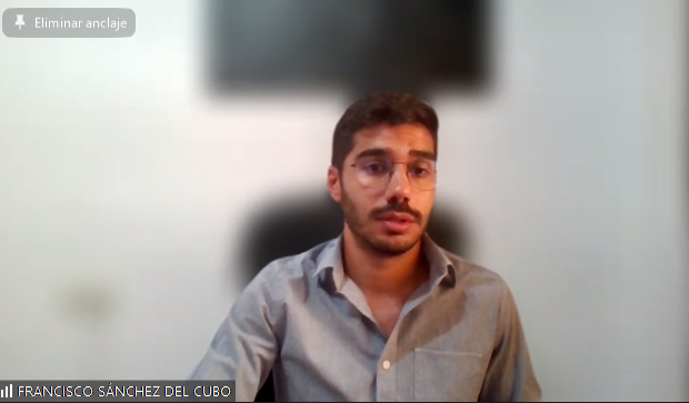 Turismo_UNIMAR's tweet photo. Llevamos dos horas y media de curso, cuarta sesión y acabamos de terminar la sesión de @FSanchezCubo, de la @uclm_es, hablando sobre "La ausencia del turismo en el Green Deal, indefinición u omisión".
¡Gracias, Francisco! 
#TurismoSostenible_UNIMAR https://t.co/BqOszmwOGM