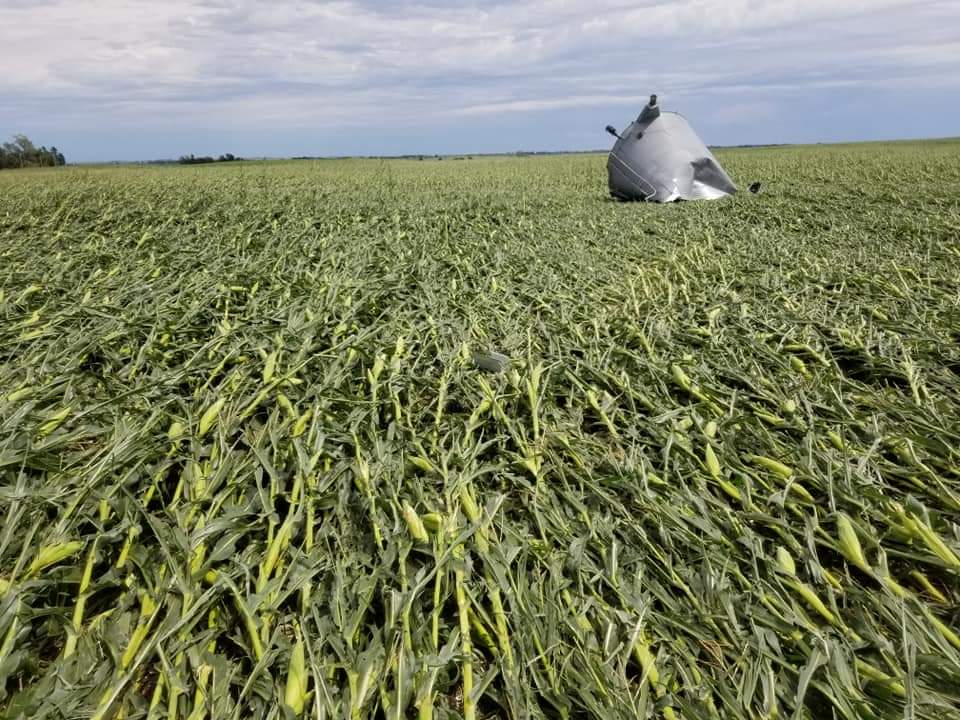 #derecho threat looming in the #US #Midwest, esp the Upper parts. 
- LY derecho damaged 3.1 mil acres of #corn #soybeans
- After being battered with #drought, this is the last thing farmers wanted. 
- #soybean #corn likely to be impacted
- Silver Lining: NW Midwest to be spared https://t.co/bTeD0chVYi