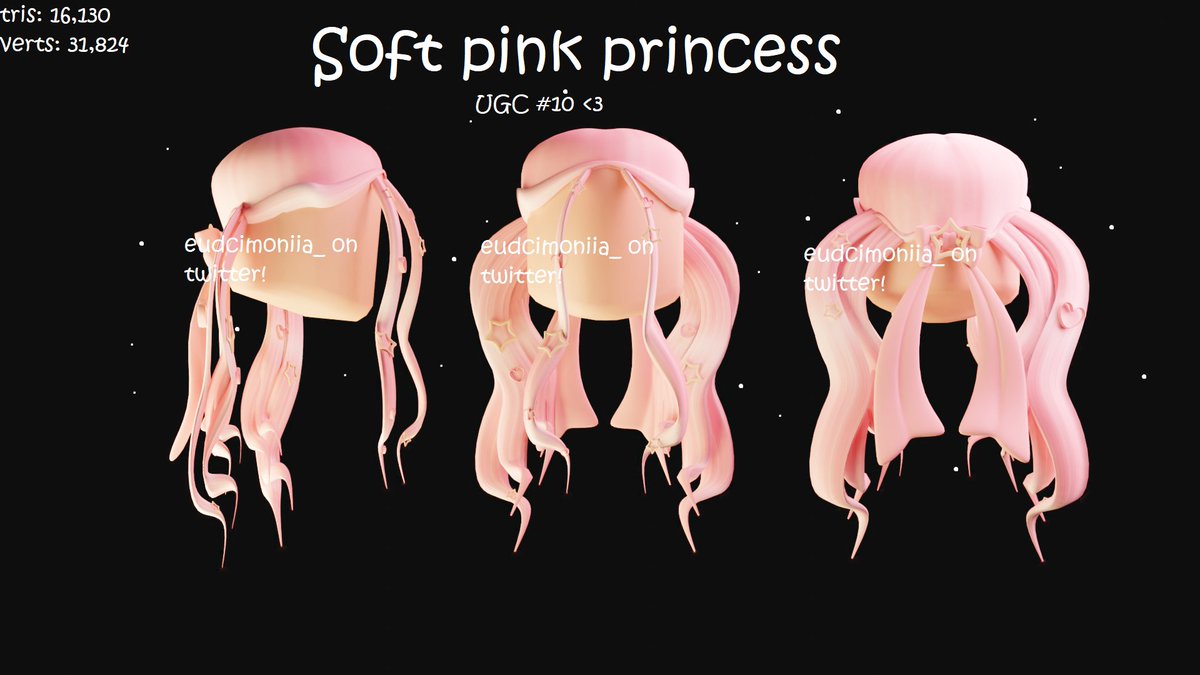 c0ver4me_'s tweet photo. UGC Concept #10 ! 💕
"Soft Pink Princess⭐️🌺"
Rts and Likes vv app!<3
#UGC #RobloxUGC #3d #blender https://t.co/6Q3xB8TnpI